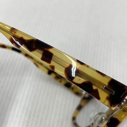 【中古品】【メンズ/レディース】 999.9 フォーナインズ F-05NP L10 LEON10周年 FEELSUN SUNGLASSES フィールサン サングラス 203-260927-kh-07-izu サイズ：55□19-130 カラー：ベージュ系×ブラウン 万代Net店