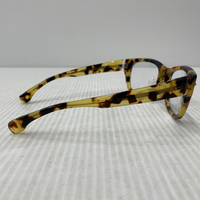 【中古品】【メンズ/レディース】 999.9 フォーナインズ F-05NP L10 LEON10周年 FEELSUN SUNGLASSES フィールサン サングラス 203-260927-kh-07-izu サイズ：55□19-130 カラー：ベージュ系×ブラウン 万代Net店