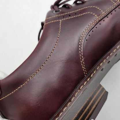 【中古美品】【メンズ】 Clarks クラークス UNELOTT PLAIN アンエロットプレイン シューズ 靴 164-260924-as-16-izu サイズ：UK7 カラー：バーガンディー 万代Net店