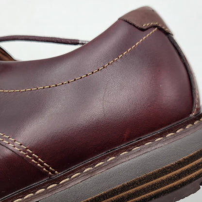 【中古美品】【メンズ】 Clarks クラークス UNELOTT PLAIN アンエロットプレイン シューズ 靴 164-260924-as-16-izu サイズ：UK7 カラー：バーガンディー 万代Net店