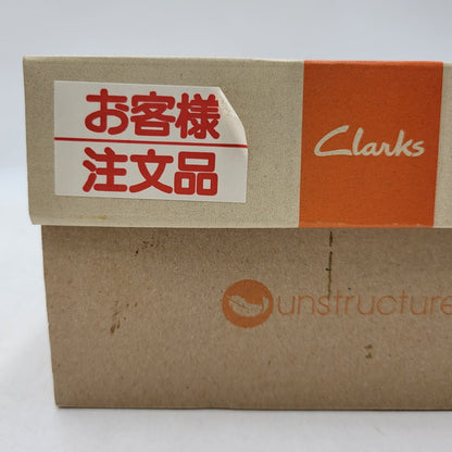 【中古美品】【メンズ】 Clarks クラークス UNELOTT PLAIN アンエロットプレイン シューズ 靴 164-260924-as-16-izu サイズ：UK7 カラー：バーガンディー 万代Net店