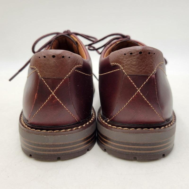 【中古美品】【メンズ】 Clarks クラークス UNELOTT PLAIN アンエロットプレイン シューズ 靴 164-260924-as-16-izu サイズ：UK7 カラー：バーガンディー 万代Net店