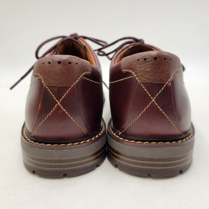 【中古美品】【メンズ】 Clarks クラークス UNELOTT PLAIN アンエロットプレイン シューズ 靴 164-260924-as-16-izu サイズ：UK7 カラー：バーガンディー 万代Net店