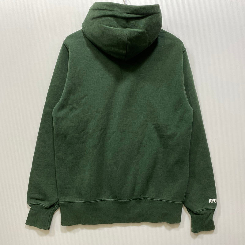 【中古品】【メンズ】 A BATHING APE -AAPE- アベイシングエイプ エーエイプ HOODED SWEATSHIRT フーデッド スウェットシャツ パーカー トップス 142-260926-kh-03-izu サイズ：M カラー：グリーン 万代Net店