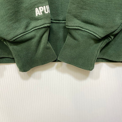 【中古品】【メンズ】 A BATHING APE -AAPE- アベイシングエイプ エーエイプ HOODED SWEATSHIRT フーデッド スウェットシャツ パーカー トップス 142-260926-kh-03-izu サイズ：M カラー：グリーン 万代Net店