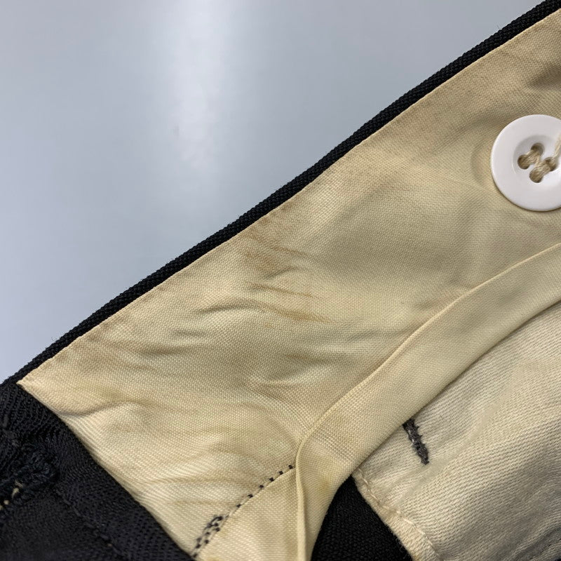 【現状渡し品】【メンズ】 VINTAGE ビンテージ BUTTON SLACKS ボタン スラックス ボトムス 157-261006-sm-11-izu サイズ：不明 カラー：ブラック 万代Net店