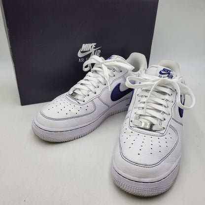 【中古品】【メンズ】 NIKE ナイキ AIR FORCE 1 '07 LV8 HQ2037-100 エア フォース 1 '07 LV8 スニーカー 靴 160-260924-as-10-izu サイズ：27cm カラー：WHITE/DEEP ROYAL BLUE 万代Net店