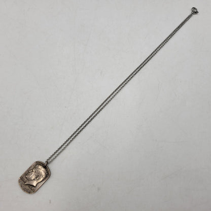 【中古品】【メンズ/レディース】 USED ユーズド ケネディ ハーフダラー 1964 ネックレス ペンダント アクセサリー 192-260928-ay-06-izu カラー：シルバー 万代Net店