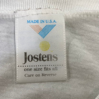 【中古品】【メンズ】 JOSTENS ジャスティンズ USA製 90’S SNOOPY TEE スヌーピー Tシャツ トップス 半袖 146-260928-cs-07-izu サイズ：ONE SIZE カラー：ホワイト 万代Net店