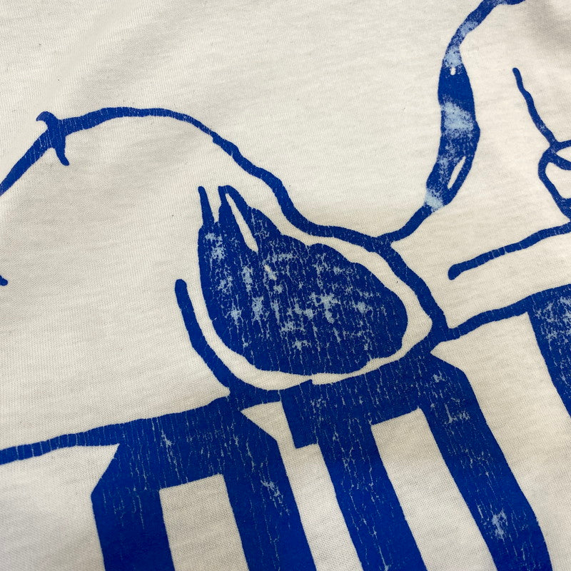 【中古品】【メンズ】 JOSTENS ジャスティンズ USA製 90’S SNOOPY TEE スヌーピー Tシャツ トップス 半袖 146-260928-cs-07-izu サイズ：ONE SIZE カラー：ホワイト 万代Net店
