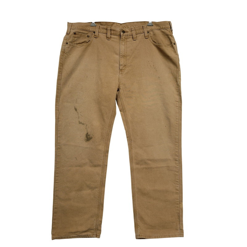 【中古品】【メンズ】 Carhartt カーハート DUCK WORK PANTS 100096-211 ダック ワークパンツ メキシコ製 157-260923-as-11-izu サイズ：44×32 カラー：ブラウン系 万代Net店