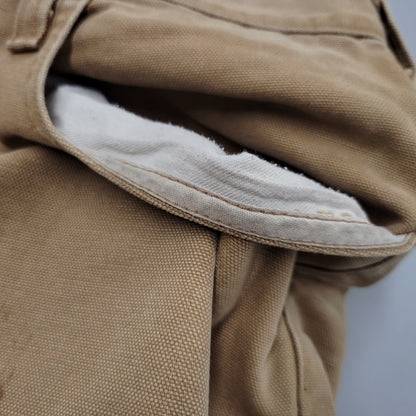 【中古品】【メンズ】 Carhartt カーハート DUCK WORK PANTS 100096-211 ダック ワークパンツ メキシコ製 157-260923-as-11-izu サイズ：44×32 カラー：ブラウン系 万代Net店