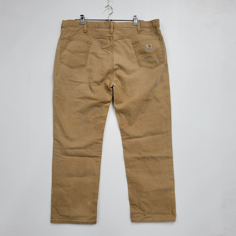 【中古品】【メンズ】 Carhartt カーハート DUCK WORK PANTS 100096-211 ダック ワークパンツ メキシコ製 157-260923-as-11-izu サイズ：44×32 カラー：ブラウン系 万代Net店