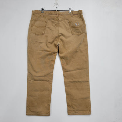 【中古品】【メンズ】 Carhartt カーハート DUCK WORK PANTS 100096-211 ダック ワークパンツ メキシコ製 157-260923-as-11-izu サイズ：44×32 カラー：ブラウン系 万代Net店