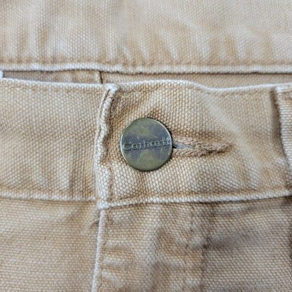 【中古品】【メンズ】 Carhartt カーハート DUCK WORK PANTS 100096-211 ダック ワークパンツ メキシコ製 157-260923-as-11-izu サイズ：44×32 カラー：ブラウン系 万代Net店