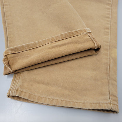 【中古品】【メンズ】 Carhartt カーハート DUCK WORK PANTS 100096-211 ダック ワークパンツ メキシコ製 157-260923-as-11-izu サイズ：44×32 カラー：ブラウン系 万代Net店