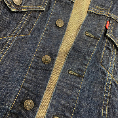 【中古品】【メンズ】 LEVI'S リーバイス 71557-02 DENIM JACKET デニム ジャケット アウター 146-260924-kh-01-izu サイズ：34 カラー：インディゴ 万代Net店