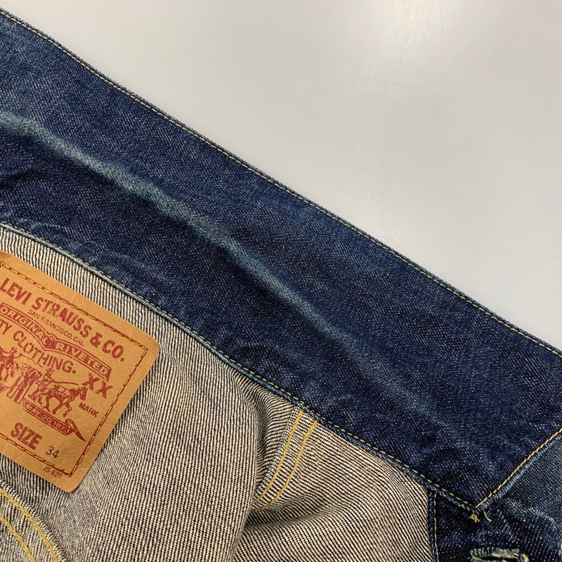 【中古品】【メンズ】 LEVI'S リーバイス 71557-02 DENIM JACKET デニム ジャケット アウター 146-260924-kh-01-izu サイズ：34 カラー：インディゴ 万代Net店