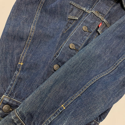 【中古品】【メンズ】 LEVI'S リーバイス 71557-02 DENIM JACKET デニム ジャケット アウター 146-260924-kh-01-izu サイズ：34 カラー：インディゴ 万代Net店