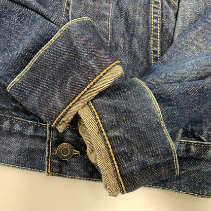 【中古品】【メンズ】 LEVI'S リーバイス 71557-02 DENIM JACKET デニム ジャケット アウター 146-260924-kh-01-izu サイズ：34 カラー：インディゴ 万代Net店