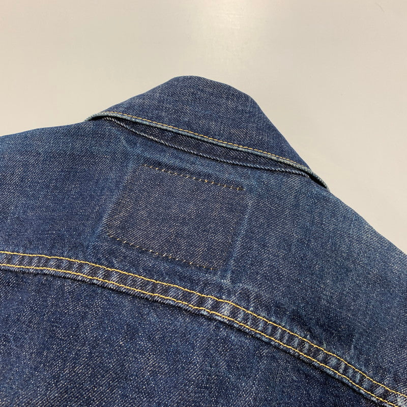 【中古品】【メンズ】 LEVI'S リーバイス 71557-02 DENIM JACKET デニム ジャケット アウター 146-260924-kh-01-izu サイズ：34 カラー：インディゴ 万代Net店