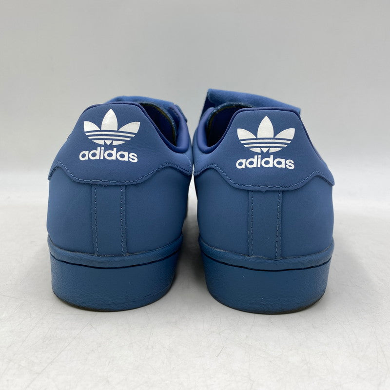 【中古品】【メンズ】 ADIDAS アディダス × KING GNU キング ヌー 常田大希 × ATMOS アトモス H06346 SUPERSTAR スーパースター スニーカー 靴 161-261006-sm-18-izu サイズ：27ｃｍ カラー：ブルー 万代Net店