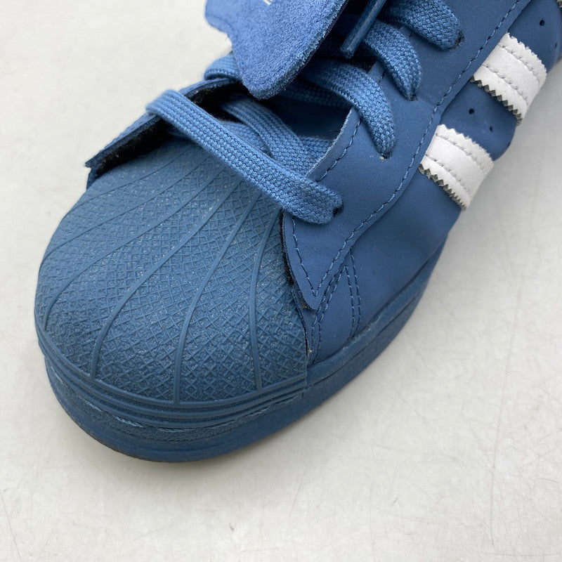 【中古品】【メンズ】 ADIDAS アディダス × KING GNU キング ヌー 常田大希 × ATMOS アトモス H06346 SUPERSTAR スーパースター スニーカー 靴 161-261006-sm-18-izu サイズ：27ｃｍ カラー：ブルー 万代Net店