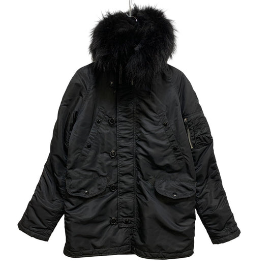 【中古品】【メンズ】 ALPHA アルファ 20094-901 N-3B TIGHT JACKET タイト ジャケット アウター 145-261013-kh-15-izu サイズ：S カラー：ブラック 万代Net店