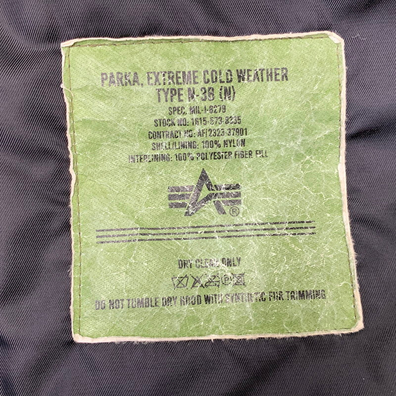【中古品】【メンズ】 ALPHA アルファ 20094-901 N-3B TIGHT JACKET タイト ジャケット アウター 145-261013-kh-15-izu サイズ：S カラー：ブラック 万代Net店