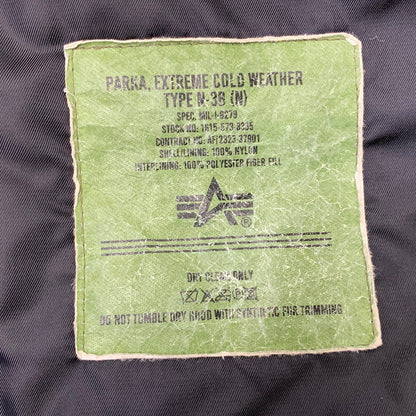 【中古品】【メンズ】 ALPHA アルファ 20094-901 N-3B TIGHT JACKET タイト ジャケット アウター 145-261013-kh-15-izu サイズ：S カラー：ブラック 万代Net店