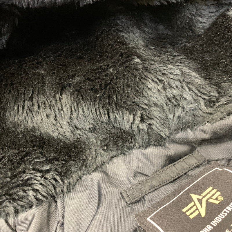 【中古品】【メンズ】 ALPHA アルファ 20094-901 N-3B TIGHT JACKET タイト ジャケット アウター 145-261013-kh-15-izu サイズ：S カラー：ブラック 万代Net店