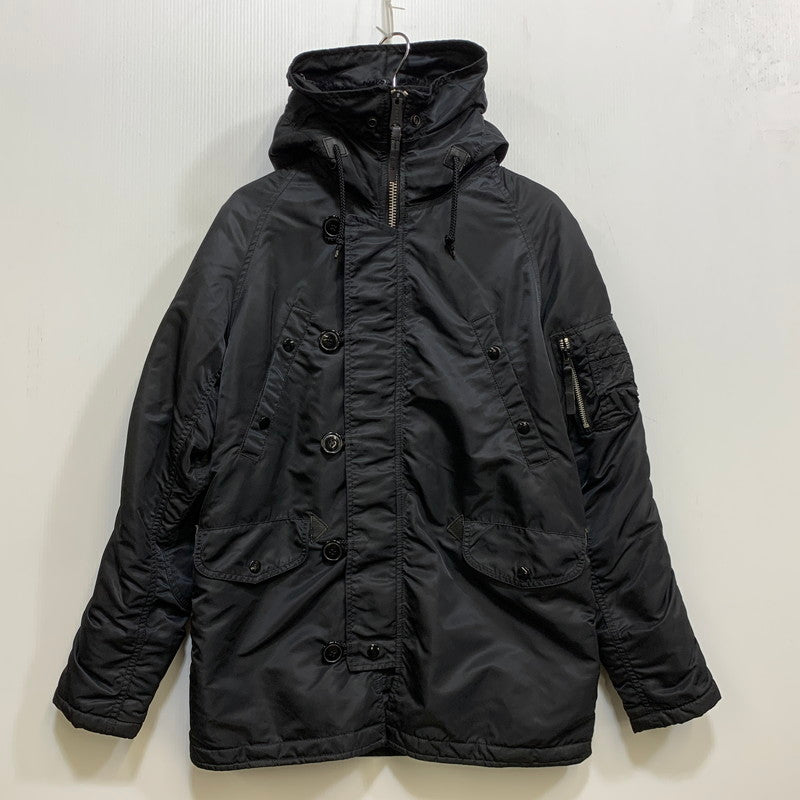 【中古品】【メンズ】 ALPHA アルファ 20094-901 N-3B TIGHT JACKET タイト ジャケット アウター 145-261013-kh-15-izu サイズ：S カラー：ブラック 万代Net店