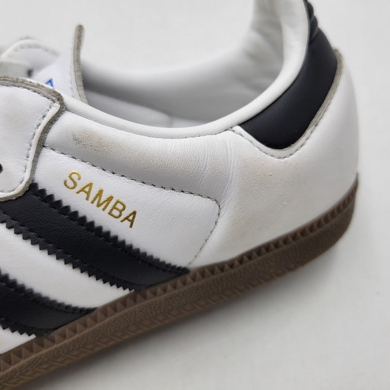 【中古品】【メンズ/レディース】 adidas アディダス SAMBA OG B75806 サンバ OG スニーカー シューズ 靴 161-260928-ay-03-izu サイズ：25.5cm カラー：CLOUD WHITE/CORE BLACK/CLEAR GRANITE 万代Net店