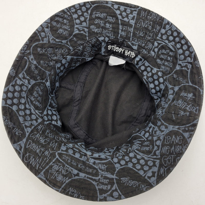 【現状渡し品】【メンズ/レディース】 STUSSY HATS ステューシー POP BUBBLE HAT ポップバブル ハット 帽子 185-260927-as-13-izu カラー：ブラック系 万代Net店