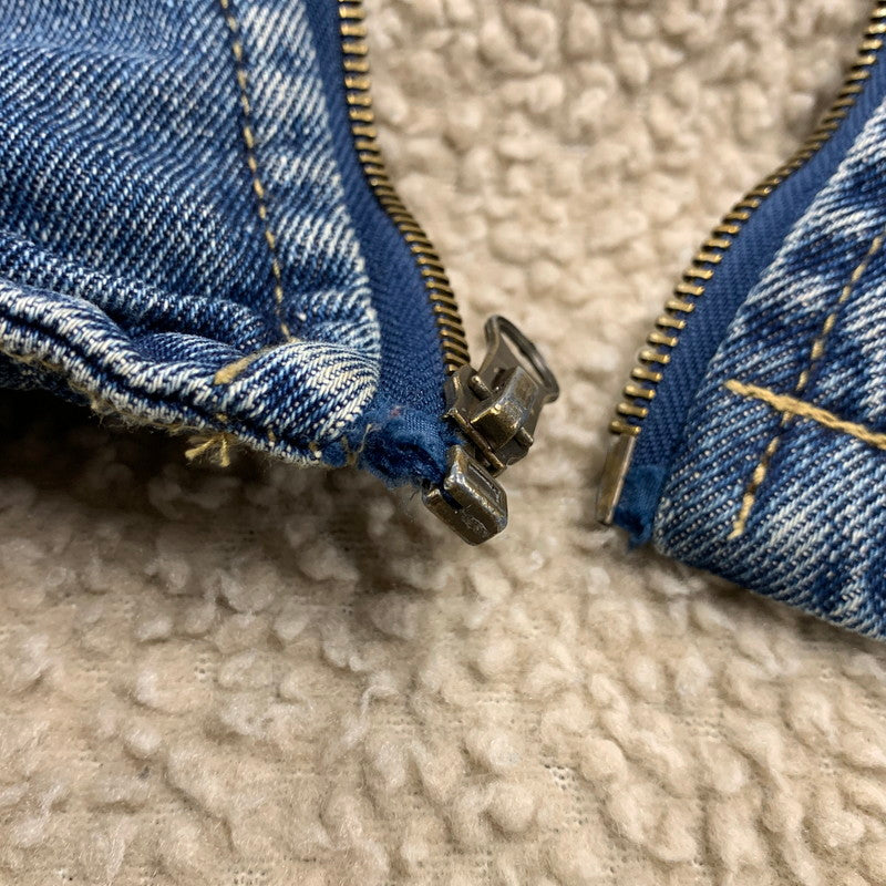 【中古品】【メンズ】 WRANGLER HERO ラングラー ヒーロー BOA LINER DENIM VEST ボア ライナー デニム ベスト ジャケット 146-260924-kh-03-izu サイズ：L カラー：インディゴ 万代Net店