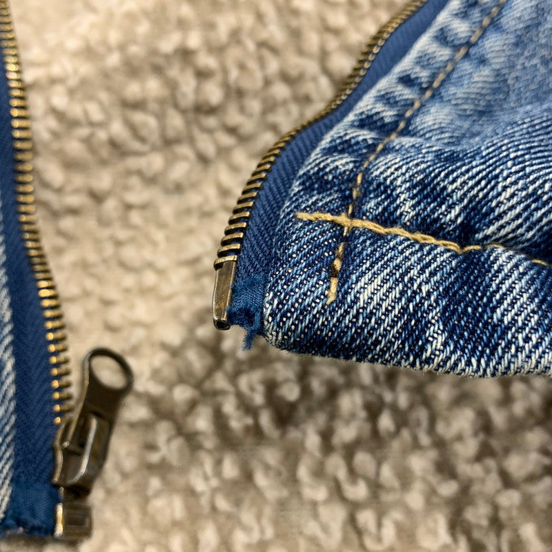 【中古品】【メンズ】 WRANGLER HERO ラングラー ヒーロー BOA LINER DENIM VEST ボア ライナー デニム ベスト ジャケット 146-260924-kh-03-izu サイズ：L カラー：インディゴ 万代Net店