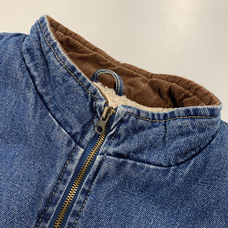 【中古品】【メンズ】 WRANGLER HERO ラングラー ヒーロー BOA LINER DENIM VEST ボア ライナー デニム ベスト ジャケット 146-260924-kh-03-izu サイズ：L カラー：インディゴ 万代Net店