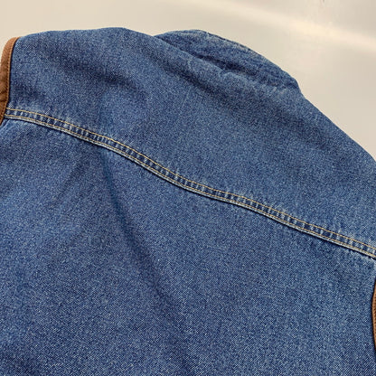 【中古品】【メンズ】 WRANGLER HERO ラングラー ヒーロー BOA LINER DENIM VEST ボア ライナー デニム ベスト ジャケット 146-260924-kh-03-izu サイズ：L カラー：インディゴ 万代Net店