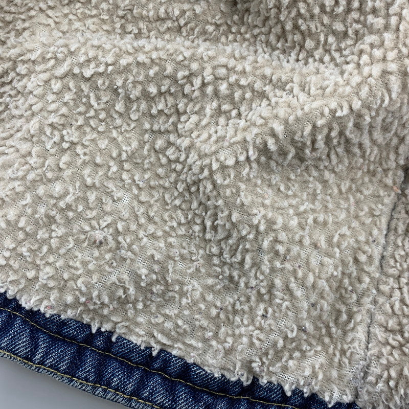 【中古品】【メンズ】 WRANGLER HERO ラングラー ヒーロー BOA LINER DENIM VEST ボア ライナー デニム ベスト ジャケット 146-260924-kh-03-izu サイズ：L カラー：インディゴ 万代Net店