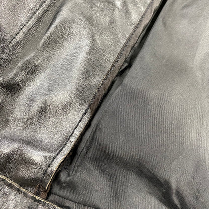 【現状渡し品】【メンズ】 SCHOTT ショット STAND-COLLAR SINGLE RIDER JACKET スタンドカラー シングル ライダース ジャケット アウター 145-260922-kh-04-izu サイズ：38 カラー：ブラック 万代Net店
