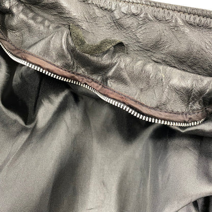 【現状渡し品】【メンズ】 SCHOTT ショット STAND-COLLAR SINGLE RIDER JACKET スタンドカラー シングル ライダース ジャケット アウター 145-260922-kh-04-izu サイズ：38 カラー：ブラック 万代Net店
