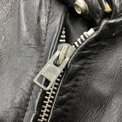 【現状渡し品】【メンズ】 SCHOTT ショット STAND-COLLAR SINGLE RIDER JACKET スタンドカラー シングル ライダース ジャケット アウター 145-260922-kh-04-izu サイズ：38 カラー：ブラック 万代Net店