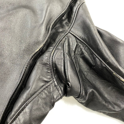 【現状渡し品】【メンズ】 SCHOTT ショット STAND-COLLAR SINGLE RIDER JACKET スタンドカラー シングル ライダース ジャケット アウター 145-260922-kh-04-izu サイズ：38 カラー：ブラック 万代Net店