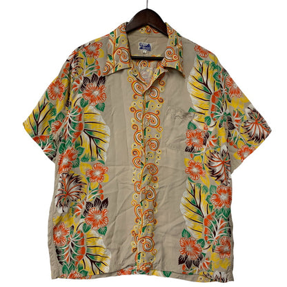 【中古品】【メンズ】 SUNSURF サンサーフ × BEAMS ビームス HIBISCUS ALOHA SHIRT ハイビスカス アロハ シャツ トップス 145-260924-kh-05-izu サイズ：L カラー：マルチ 万代Net店