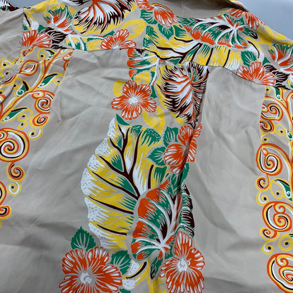 【中古品】【メンズ】 SUNSURF サンサーフ × BEAMS ビームス HIBISCUS ALOHA SHIRT ハイビスカス アロハ シャツ トップス 145-260924-kh-05-izu サイズ：L カラー：マルチ 万代Net店