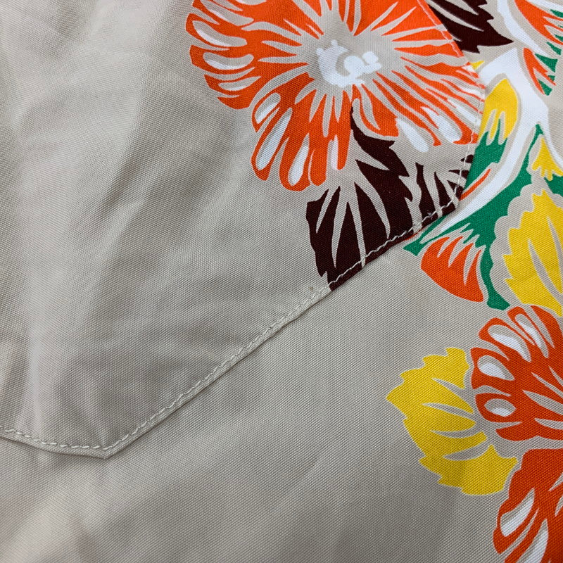 【中古品】【メンズ】 SUNSURF サンサーフ × BEAMS ビームス HIBISCUS ALOHA SHIRT ハイビスカス アロハ シャツ トップス 145-260924-kh-05-izu サイズ：L カラー：マルチ 万代Net店