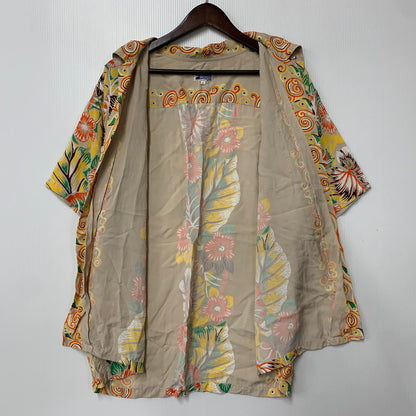 【中古品】【メンズ】 SUNSURF サンサーフ × BEAMS ビームス HIBISCUS ALOHA SHIRT ハイビスカス アロハ シャツ トップス 145-260924-kh-05-izu サイズ：L カラー：マルチ 万代Net店