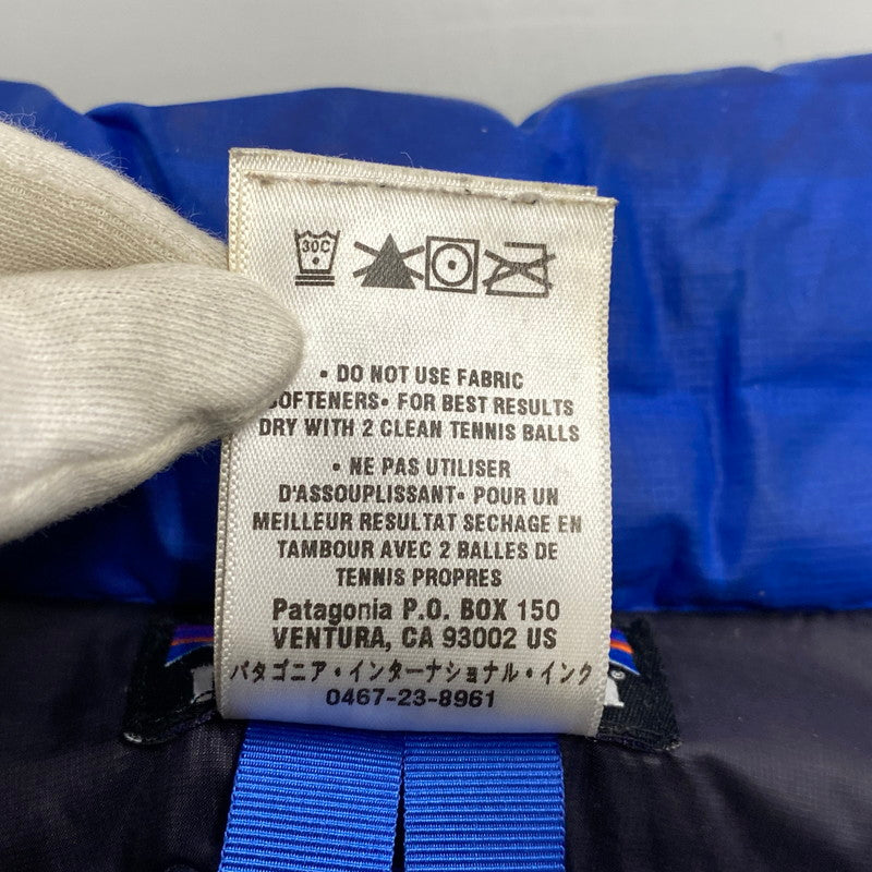 【中古品】【メンズ】 PATAGONIA パタゴニア 84673FA13 DOWN SWEATER ダウン セーター ジャケット アウター 144-260922-kh-08-izu サイズ：M カラー：ブルー 万代Net店