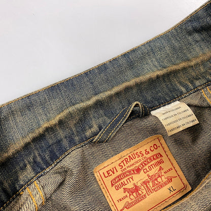 【中古品】【メンズ】 LEVI'S リーバイス 705890019 DENIM JACKET デニム ジャケット アウター 158-260925-yn-02-izu サイズ：XL カラー：インディゴ 万代Net店