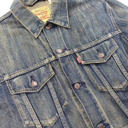 【中古品】【メンズ】 LEVI'S リーバイス 705890019 DENIM JACKET デニム ジャケット アウター 158-260925-yn-02-izu サイズ：XL カラー：インディゴ 万代Net店